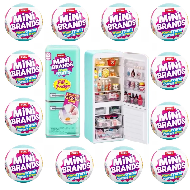 Model Kit Brand - Neue ZURU Mini Brands Kühlschrank-Ball Überraschungs-Blindbox