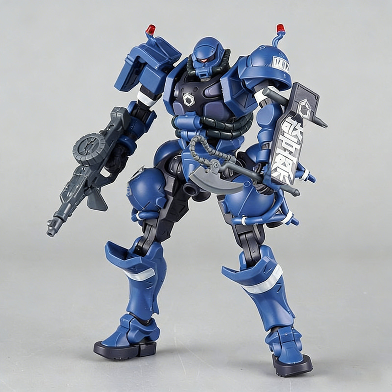 Model Kit Zaku - Gquuuuuux Militärpolizei Zaku HG 1/144 Bausatz,