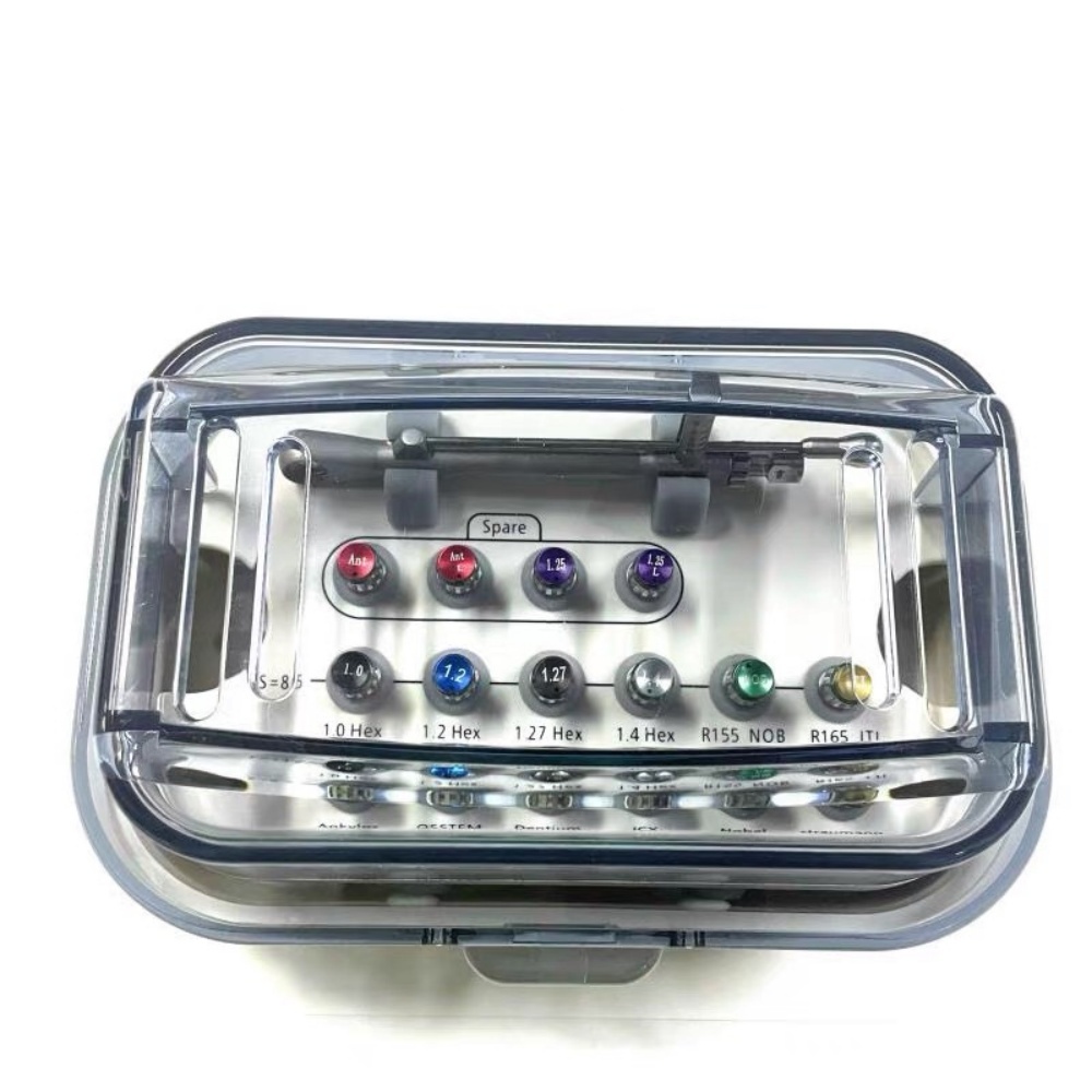Model Kit Manual - Großhandelspreis Huasheng Dentalimplantat-Drehmomentschlüssel-Ratschen-Set, kurz und lang,