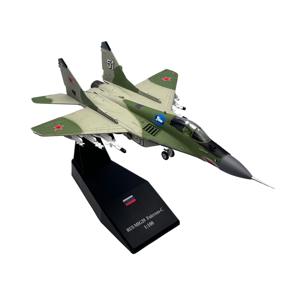 Model Kit Plane - Maßstab 1:100, russischer MIG-29 Mig29 Fulcrum