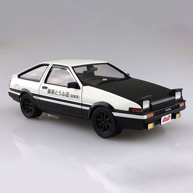 Model Kit Ae86 - Statisch zusammengebautes Automodell Aoshima-05961-B 1/24 Initial