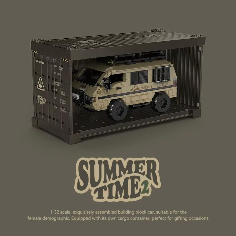 Model Kit Ae86 - Toyota Camper Supercar Bausteine AE86 Palettenwagen