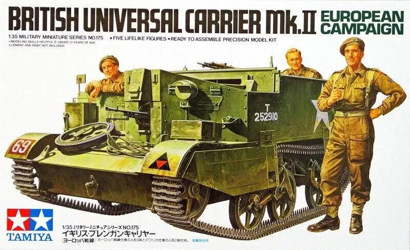 Model Kit Simulator - Tamiya 35175 1/35 Modellbausatz Britischer Universal