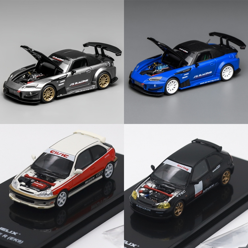 Model Kit R34 - MOTORHELIX MH 1:64 EK9 JS Racing