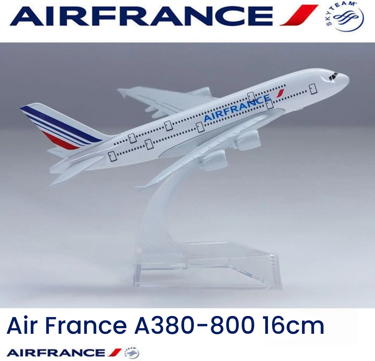 Model Kit Plane - 1/400 16 cm Frankreich A380 Modellflugzeug