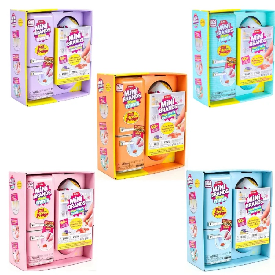Model Kit Brand - ZURU 5 Surprise Mini-Kühlschrank-Ball-Serie Blindbox-Spielzeugkollektion –