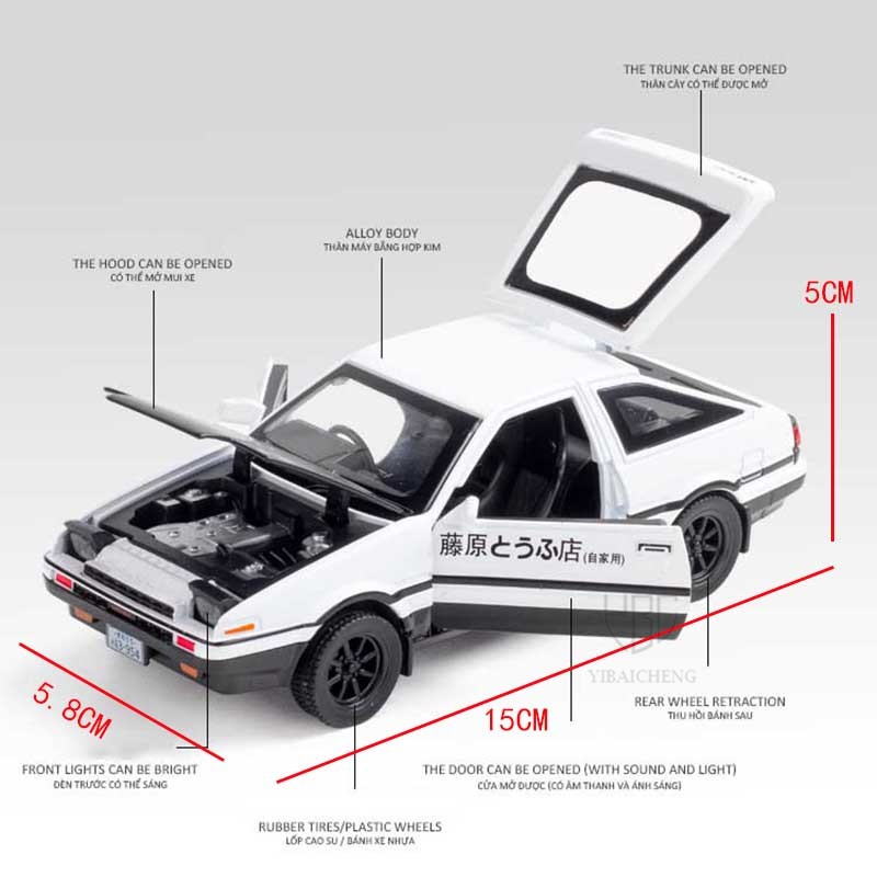 1/32 INITIAL D AE86 Legierung  – Model Kit Ae86 Bewertung und Preis