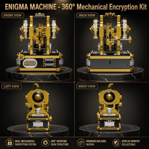 Enigma-Maschine Baukasten-Set  – Model Kit Ikaruga Bewertung und Preis