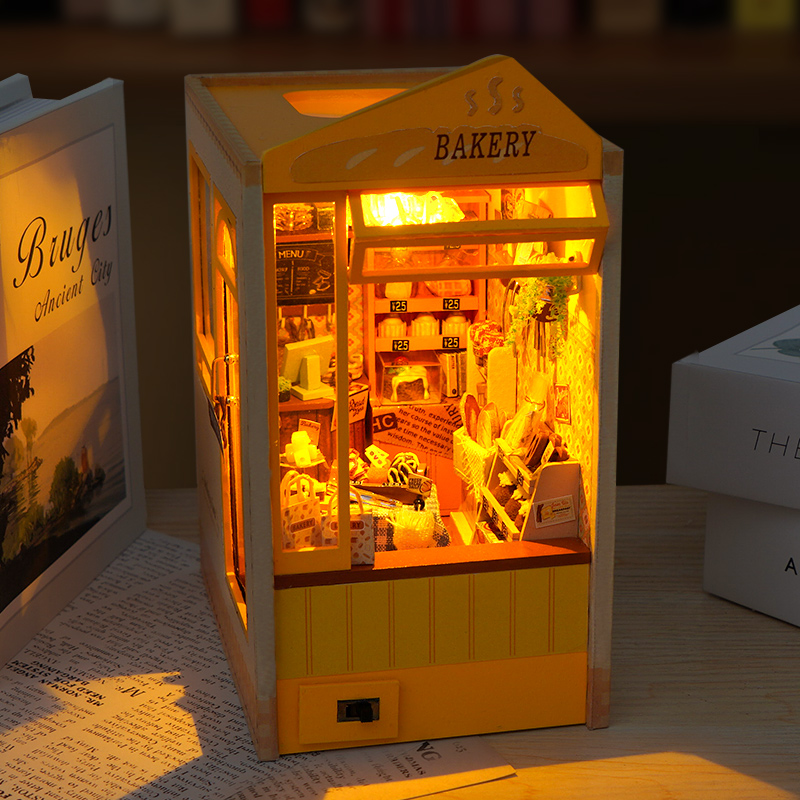 DIY Holz Buch Nook Insert Rega – Model Kit Japan Shop Bewertung und Preis
