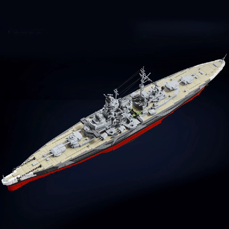 Klemmbausteine 2738PCS Tirpitz – Model Kit Manual Bewertung und Preis