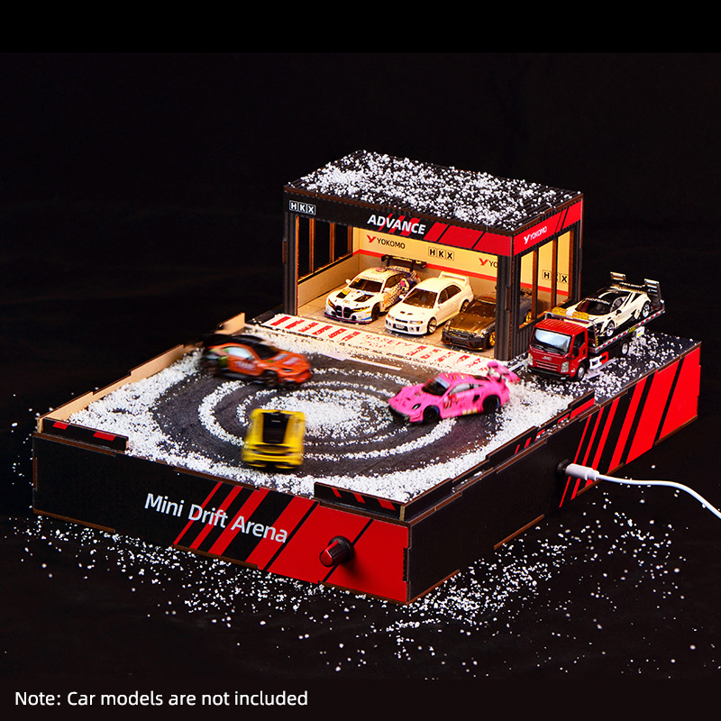 1:64 Maßstab DIY Drift-Strecke – Model Kit Diorama Bewertung und Preis