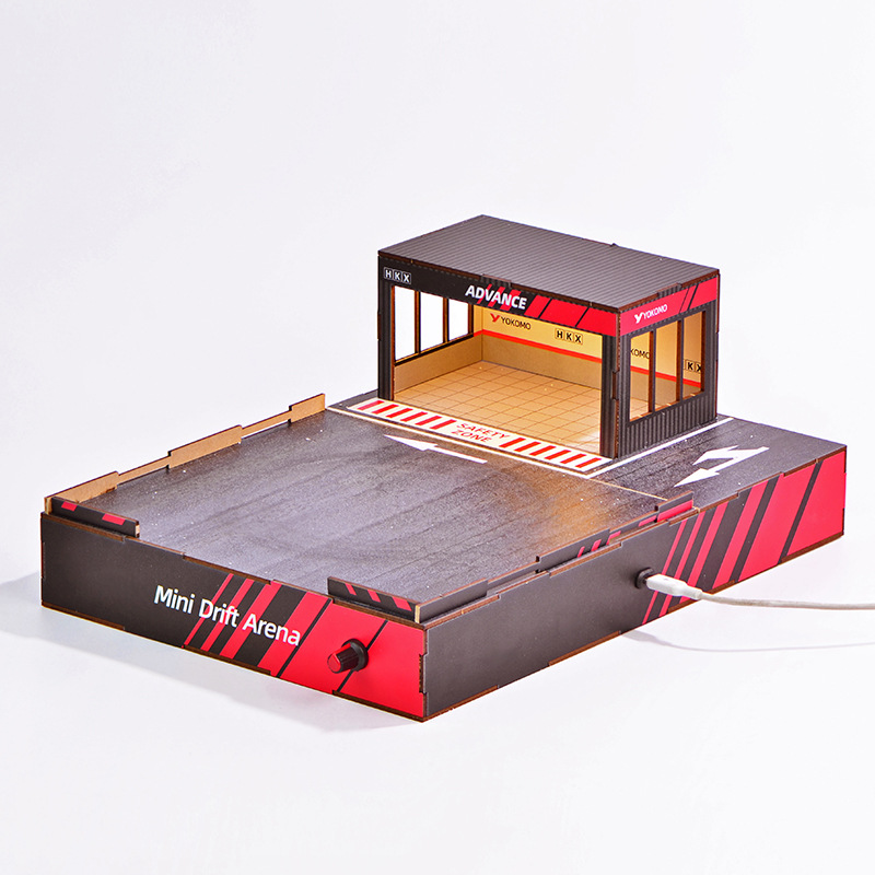 1:64 Maßstab DIY Drift-Strecke – Model Kit Diorama Bewertung und Preis