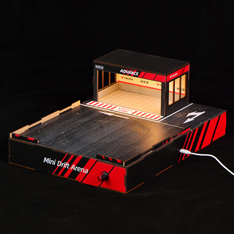1:64 Maßstab DIY Drift-Strecke – Model Kit Diorama Bewertung und Preis