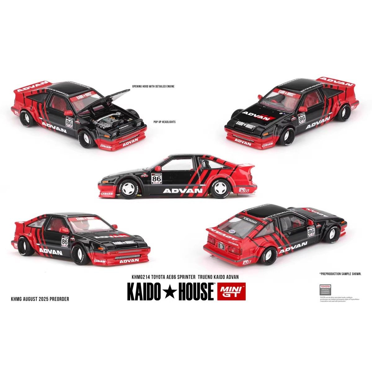 Kaido House + MINIGT 1:64 Toyo – Model Kit Ae86 Bewertung und Preis