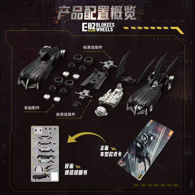 Neue BLOKEES Batmobile Blind B – Model Kit Batman Bewertung und Preis