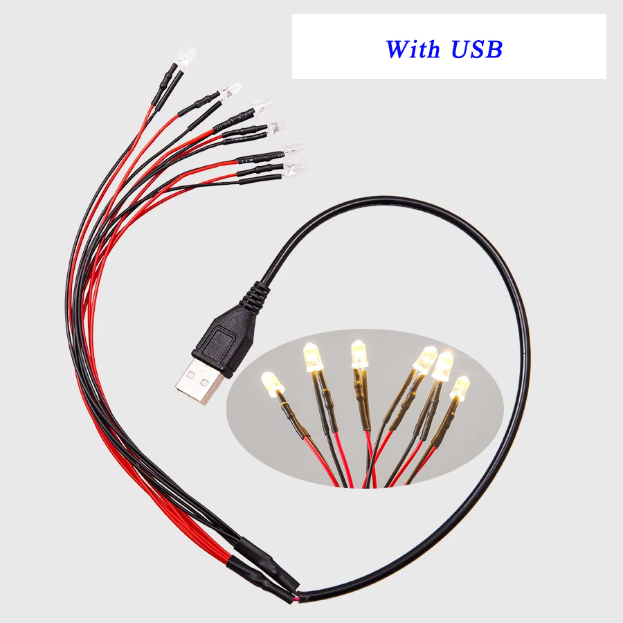 Mit USB-LED-Perlen, Miniatur-N – Model Kit Manual Bewertung und Preis