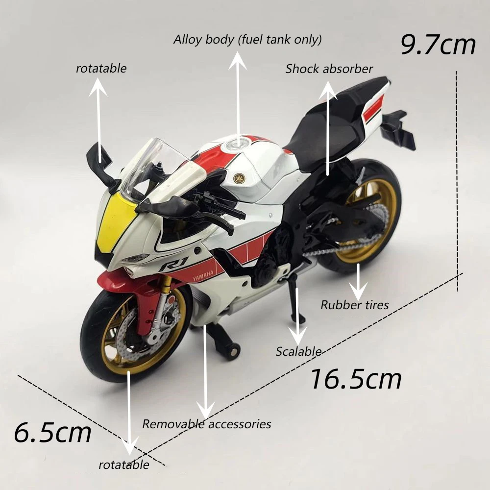 Maßstab 1:12 Yamaha YZF-R1M Mo – Model Kit Yamaha Bewertung und Preis