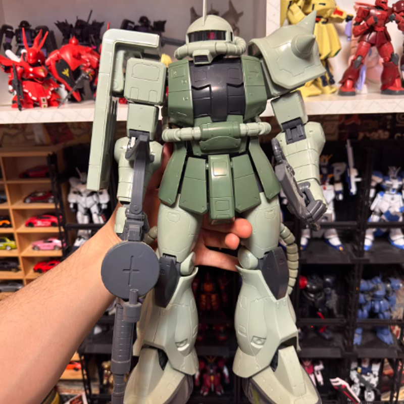 Heißer 1/48 MEGA Zaku II Bausa – Model Kit Zaku Bewertung und Preis